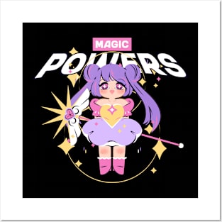 Magical Girl Magic Powers Posters and Art